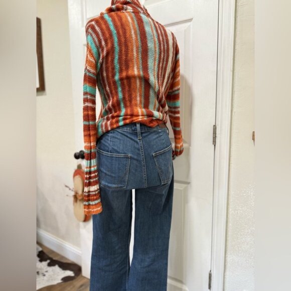 Striped Hooded Sweater - Multicolor - Picture 2 of 2